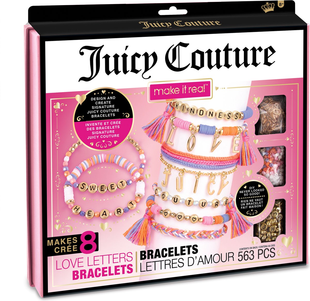 Make It Real Juicy Couture: Liefdesbrieven Armbandjes