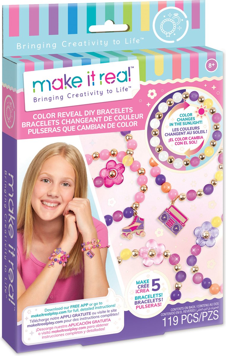 Make it Real - Van kleur veranderende DIY armbanden