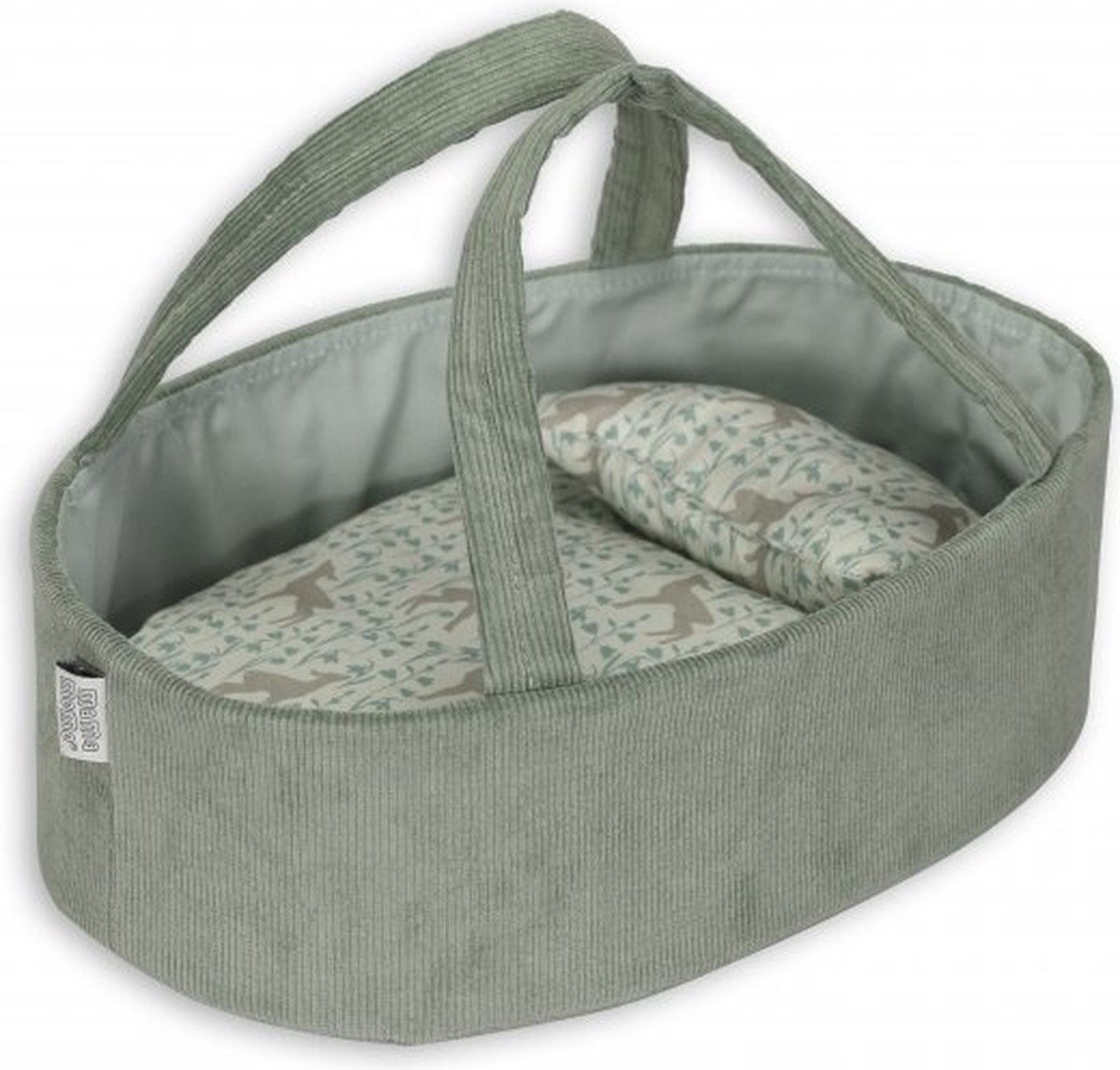 Corduroy poppenreiswieg 35 cm