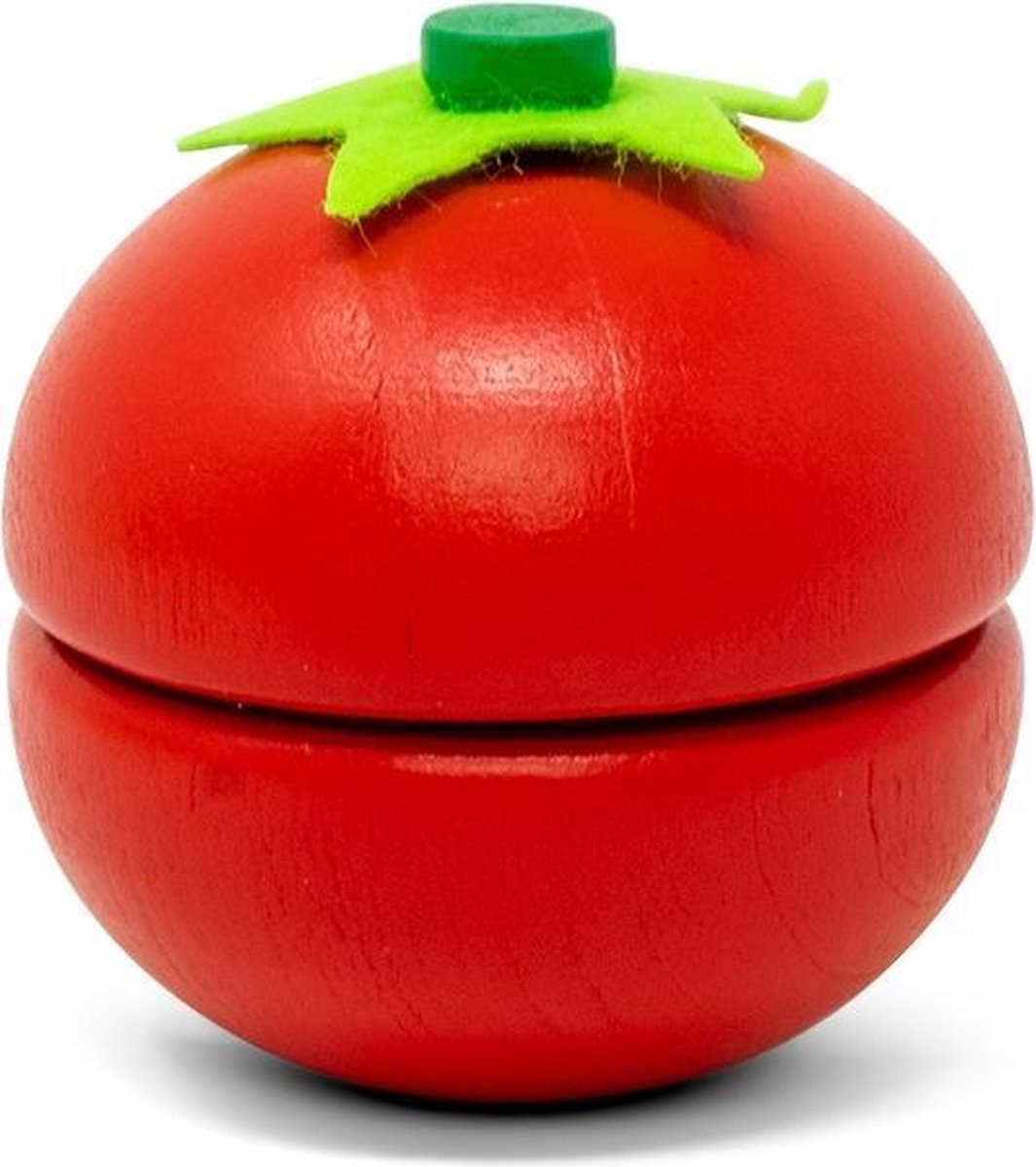 Mamamemo Tomaat Hout 4,5 Cm Rood 2-delig