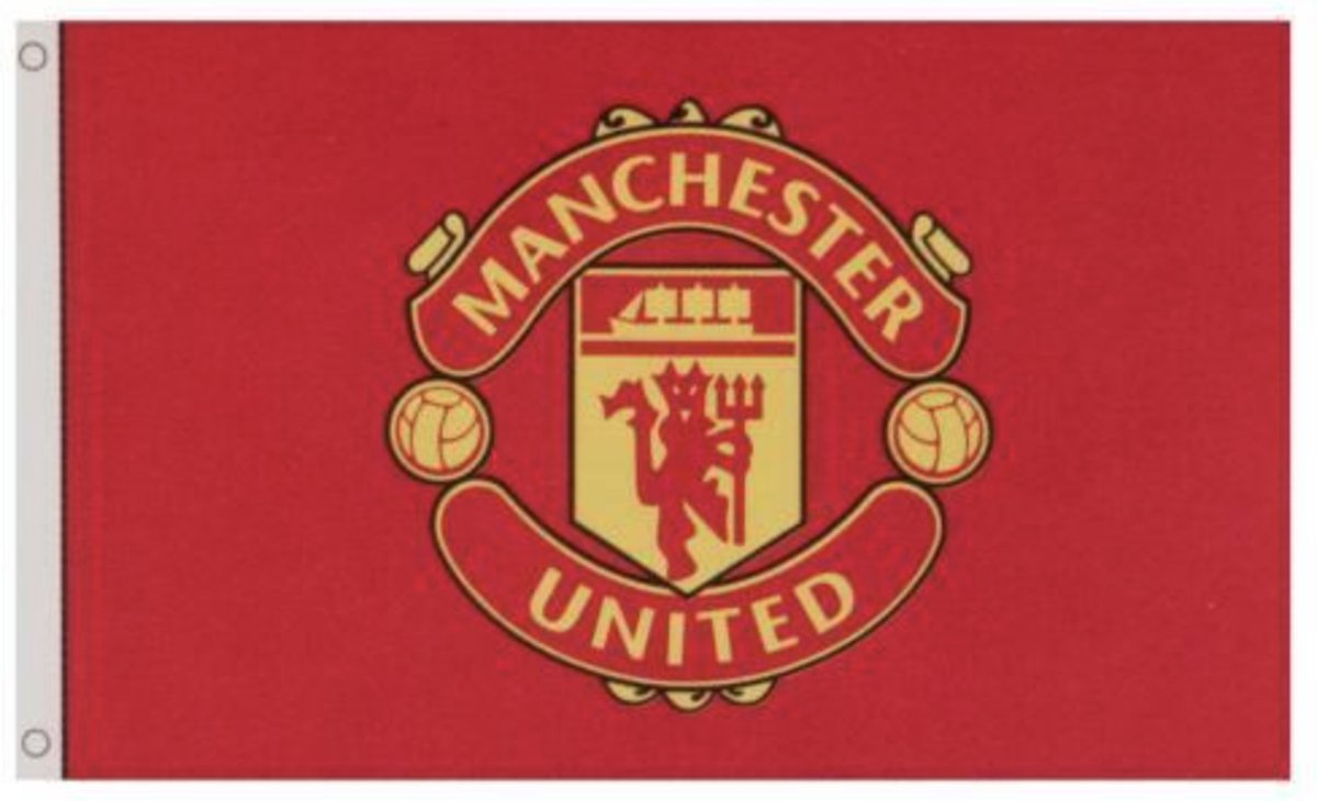 Manchester United vlag logo - 152x91 centimeter
