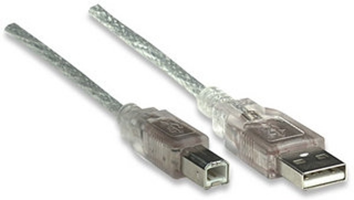 Manhattan USB 2.0 A Male naar USB 2.0 B Male - 3 m