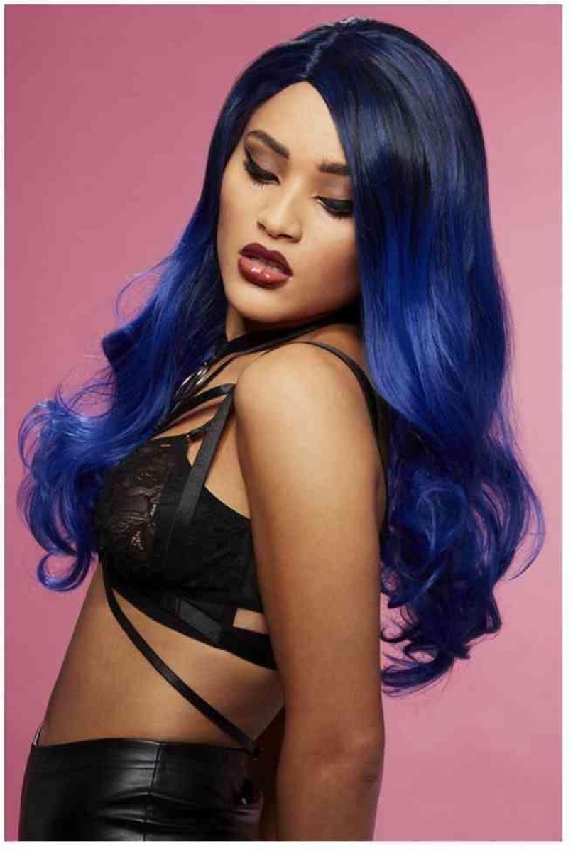   Pruik After Midnight Ombre Queen Bitch Blauw