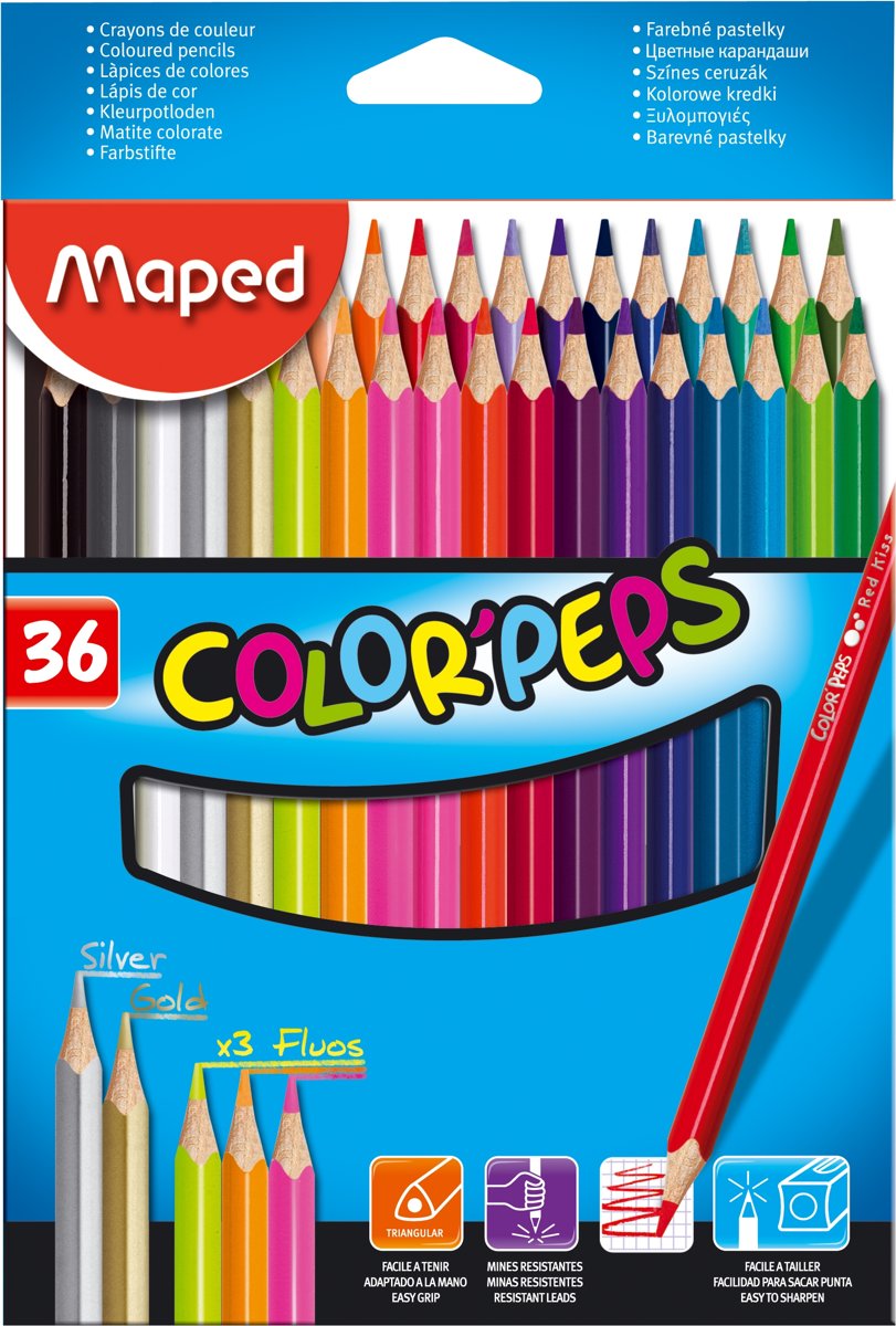 Colorpeps kleurpotlood x 36
