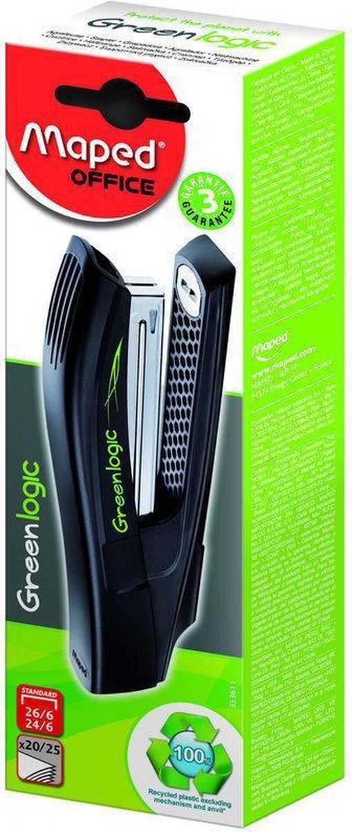 Greenlogic Full strip nietmachine 26/6 - in doos met venster