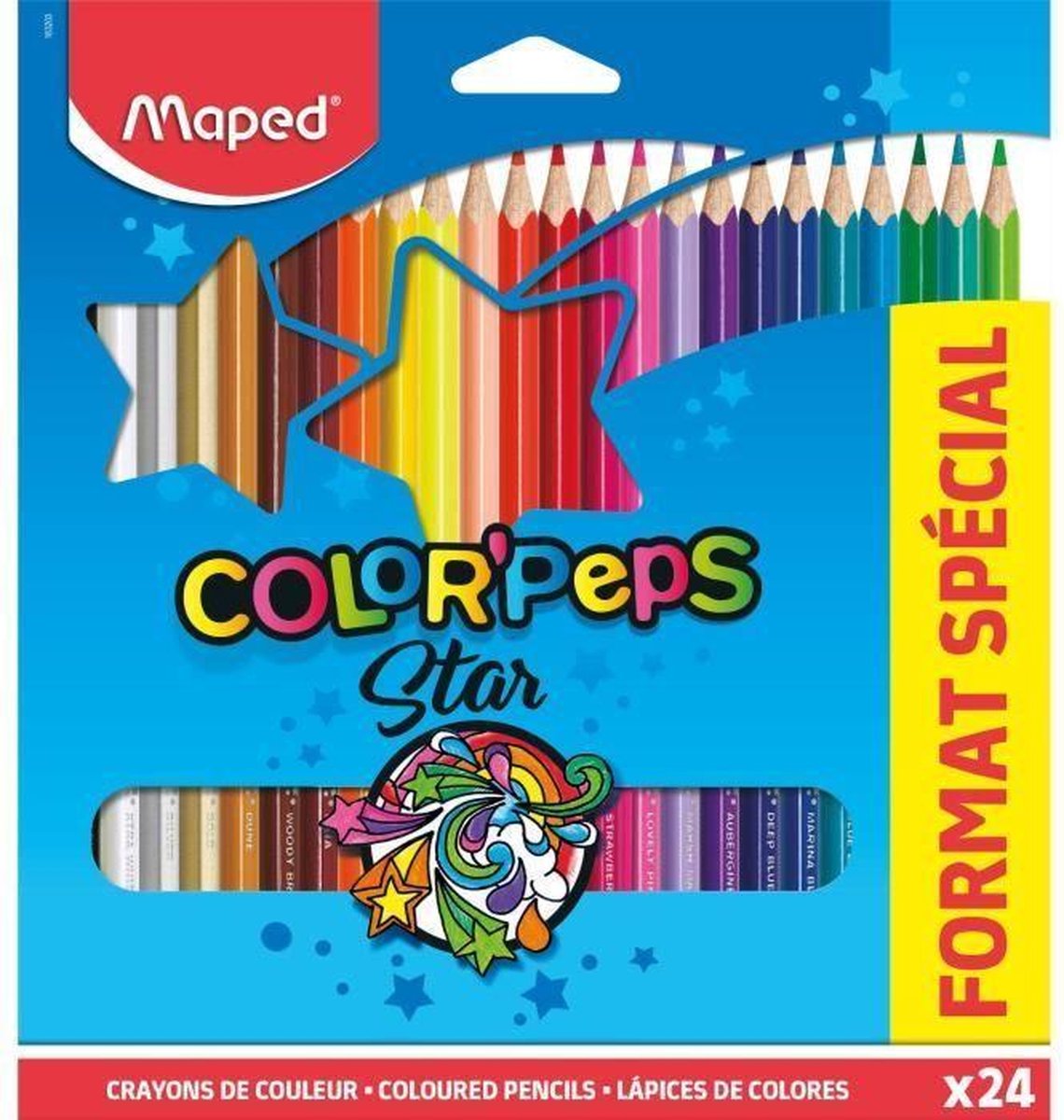 Maped 24 Potloden Colorpeps