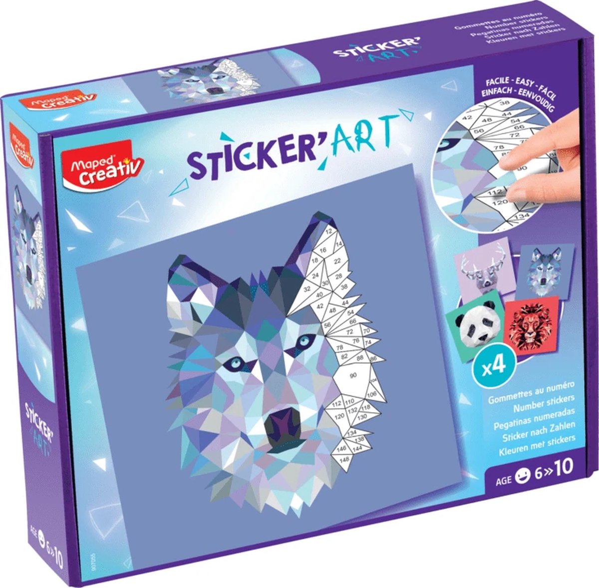 Maped Creativ 907055 sticker Meerkleurig 500 stuk(s)