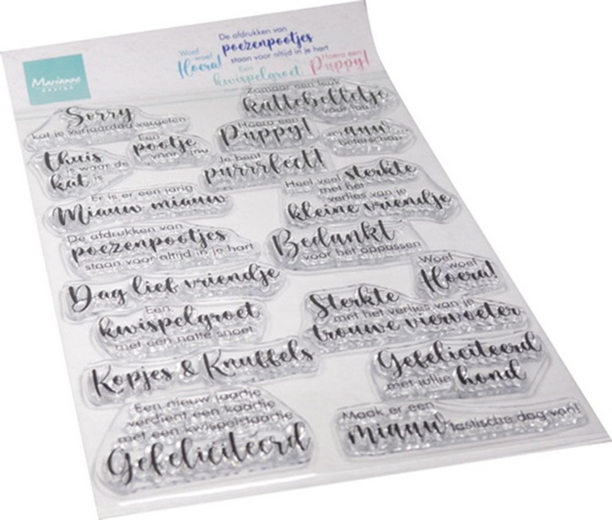 Clear Stamp, Kopjes & Pootjes