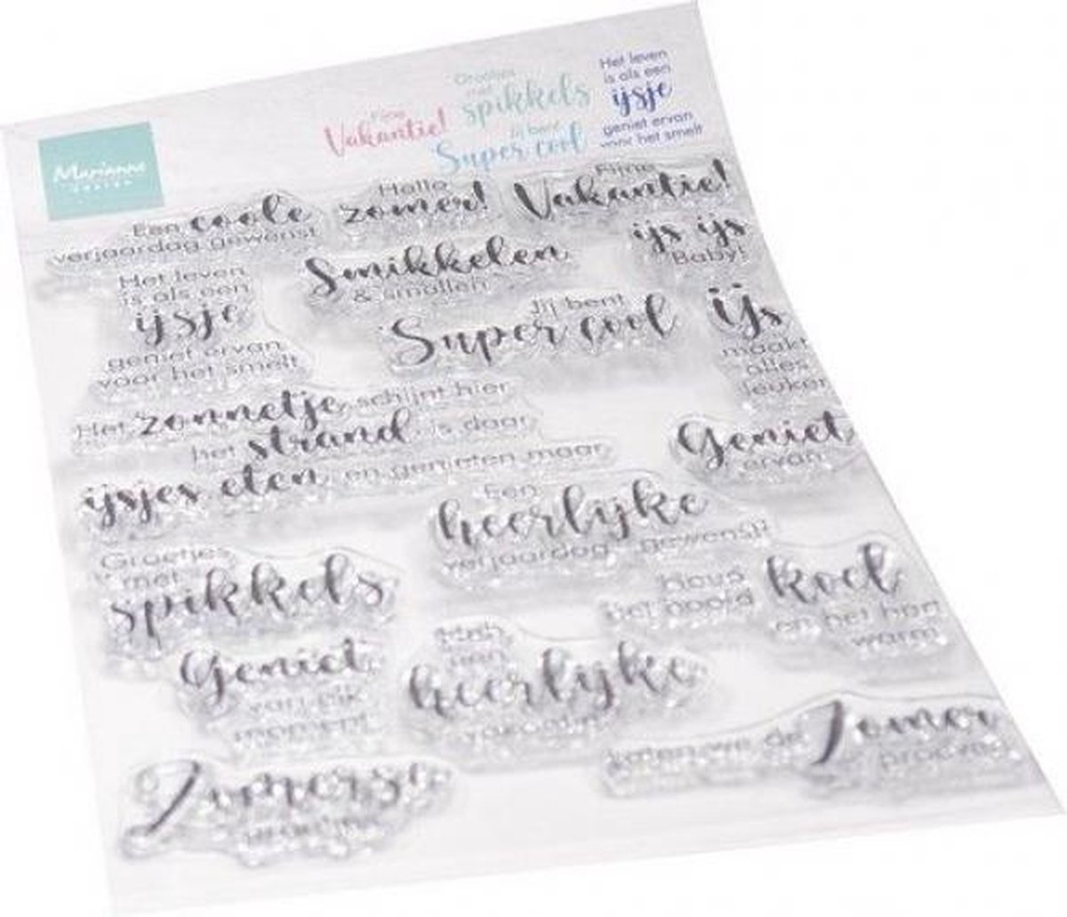 Clear Stamp, Zomer & Ijs