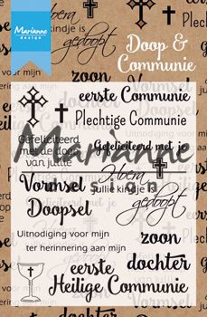 Clear Stamps Doop en communie