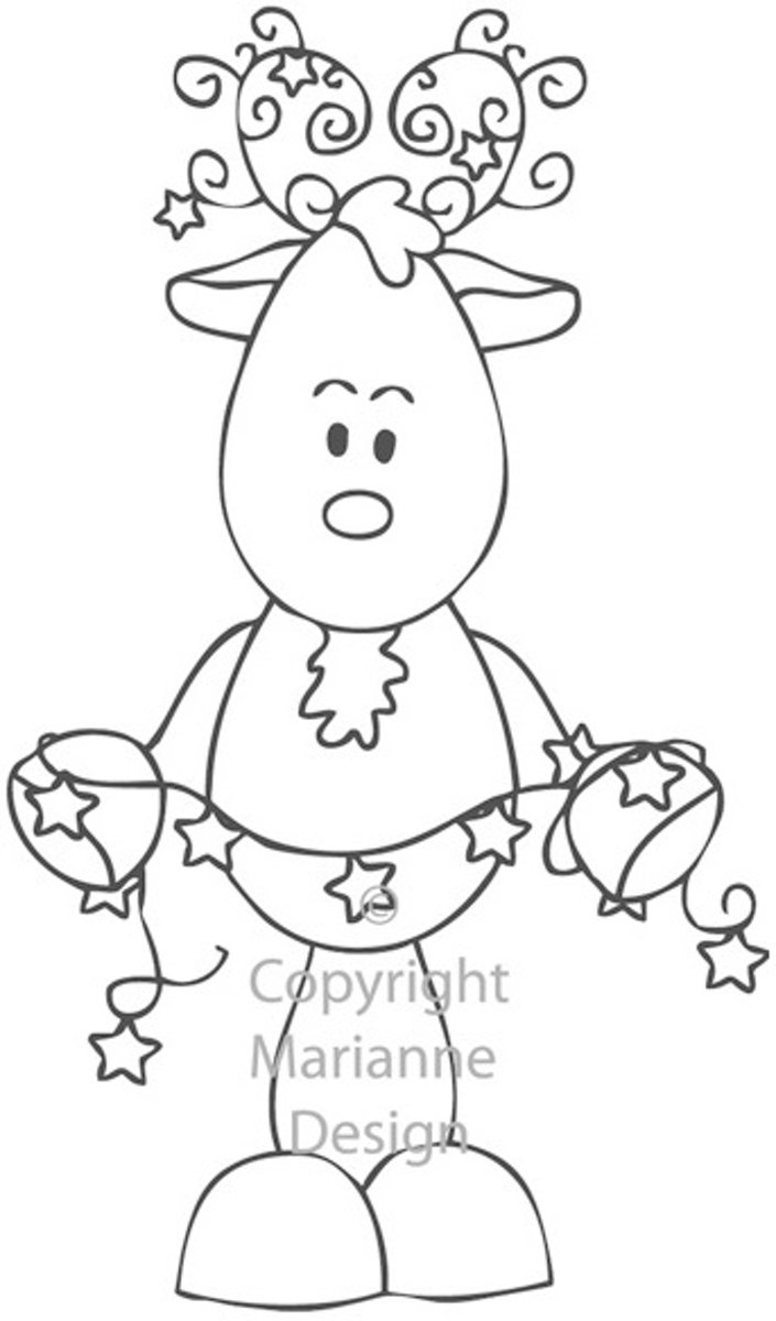 Clear Stamps Fairy Designs Reindeer