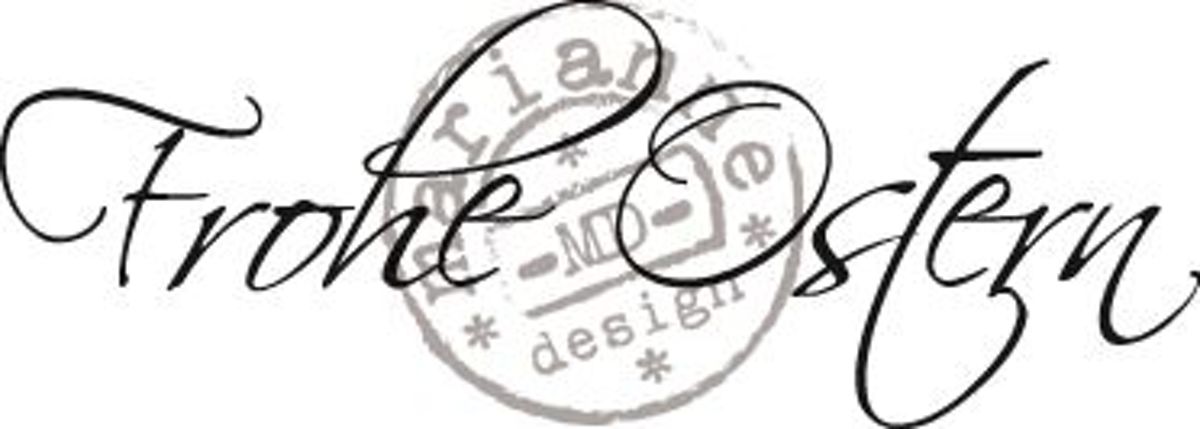 Clear Stamps Frohe Ostern D