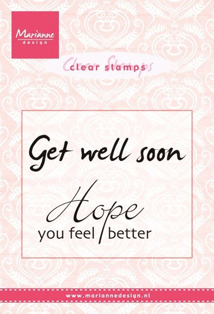 Clear Stamps Get well soon UK