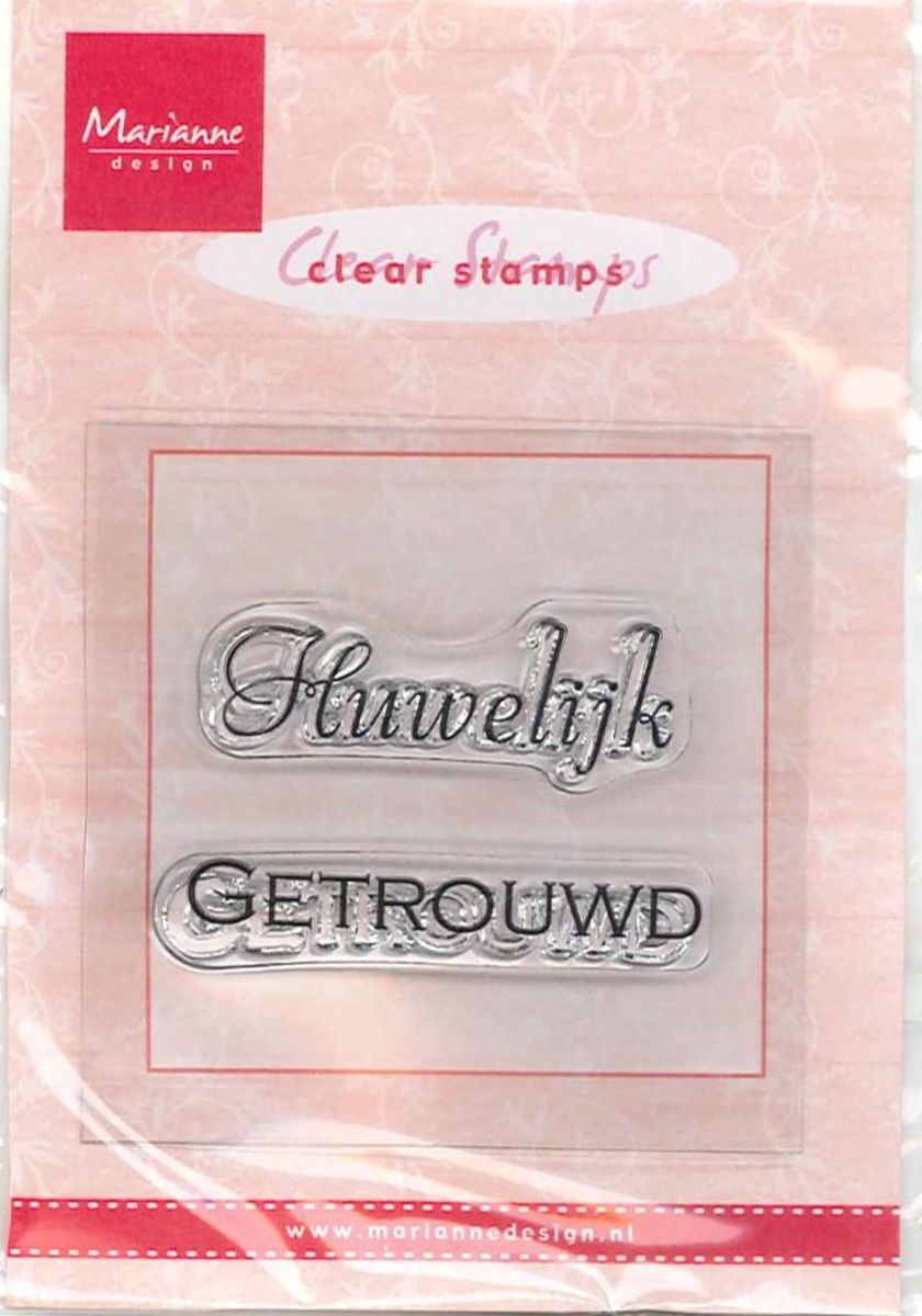 Clear Stamps Huwelijk/Getrouwd