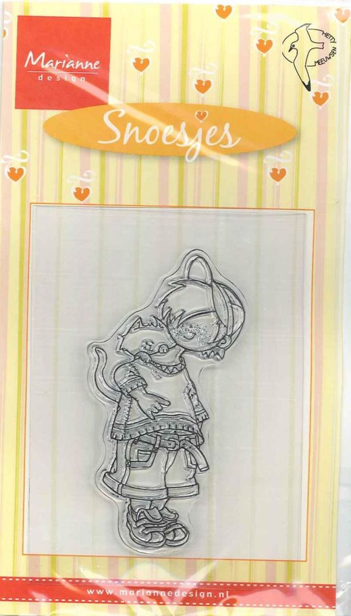 Clear Stamps Snoes met kat