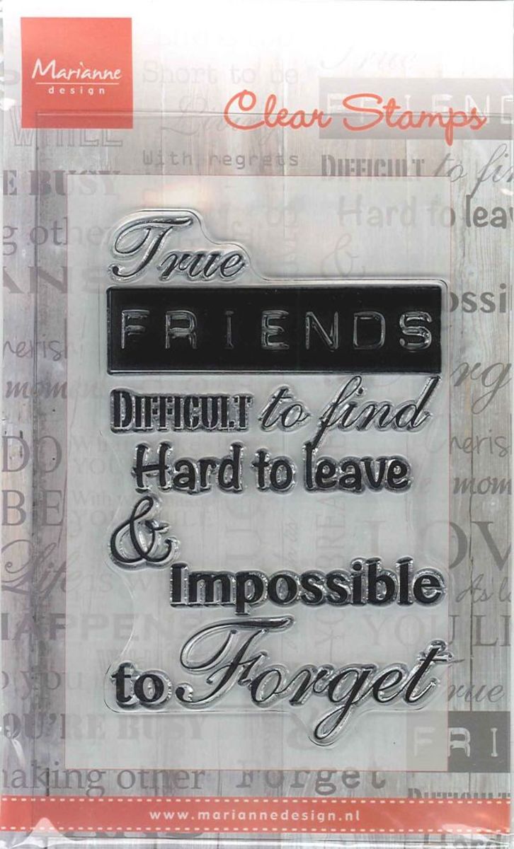 Clear Stamps True Friends