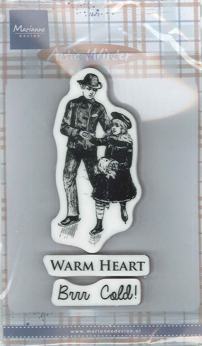 Cling Stamps Warm Heart