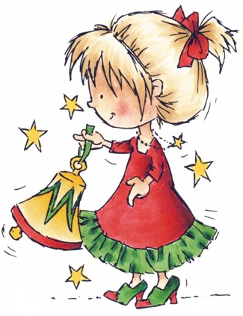 Don & Daisy Clear Stamp Jingle Bells