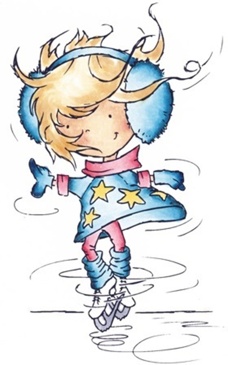 Don & Daisy Clear Stamp Pirouette