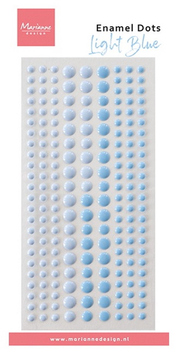Enamel dots – Duotone Light Blue