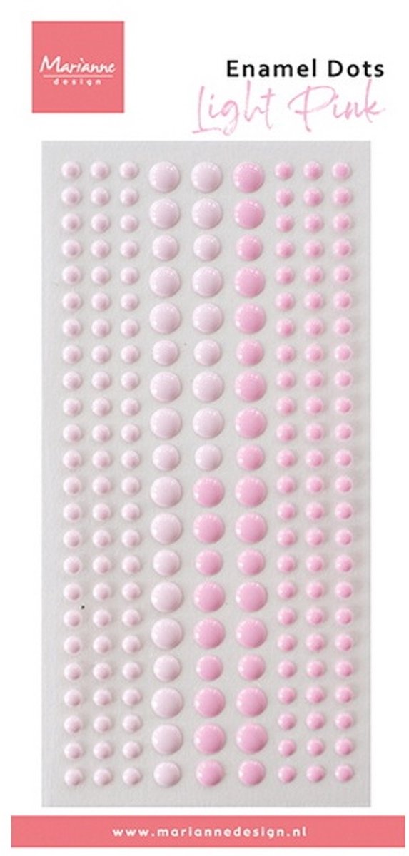 Enamel dots – Duotone Light Pink