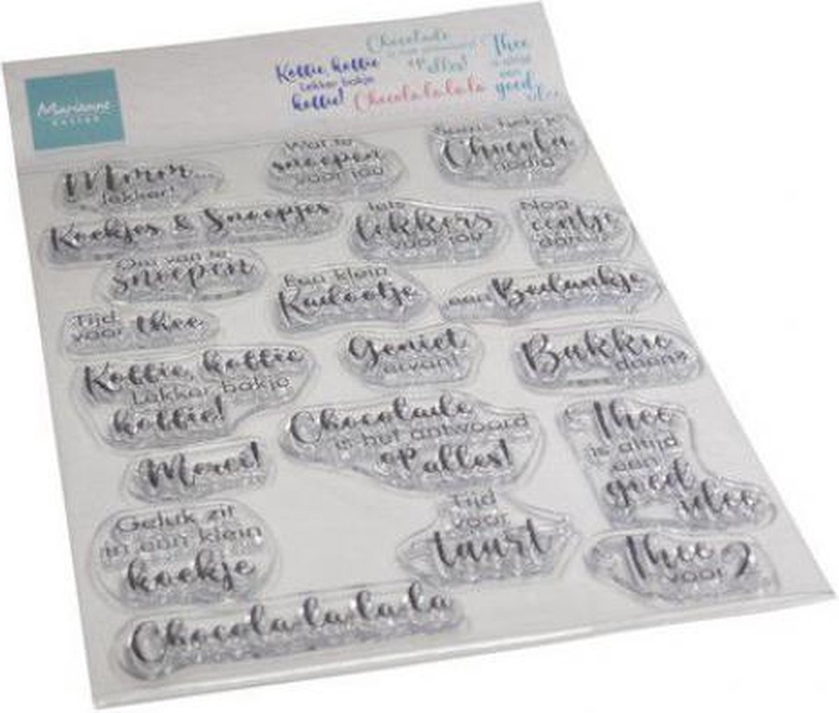 Marianne D Clear Stamp MMM…lekker CS1129 110x150mm (04-23)