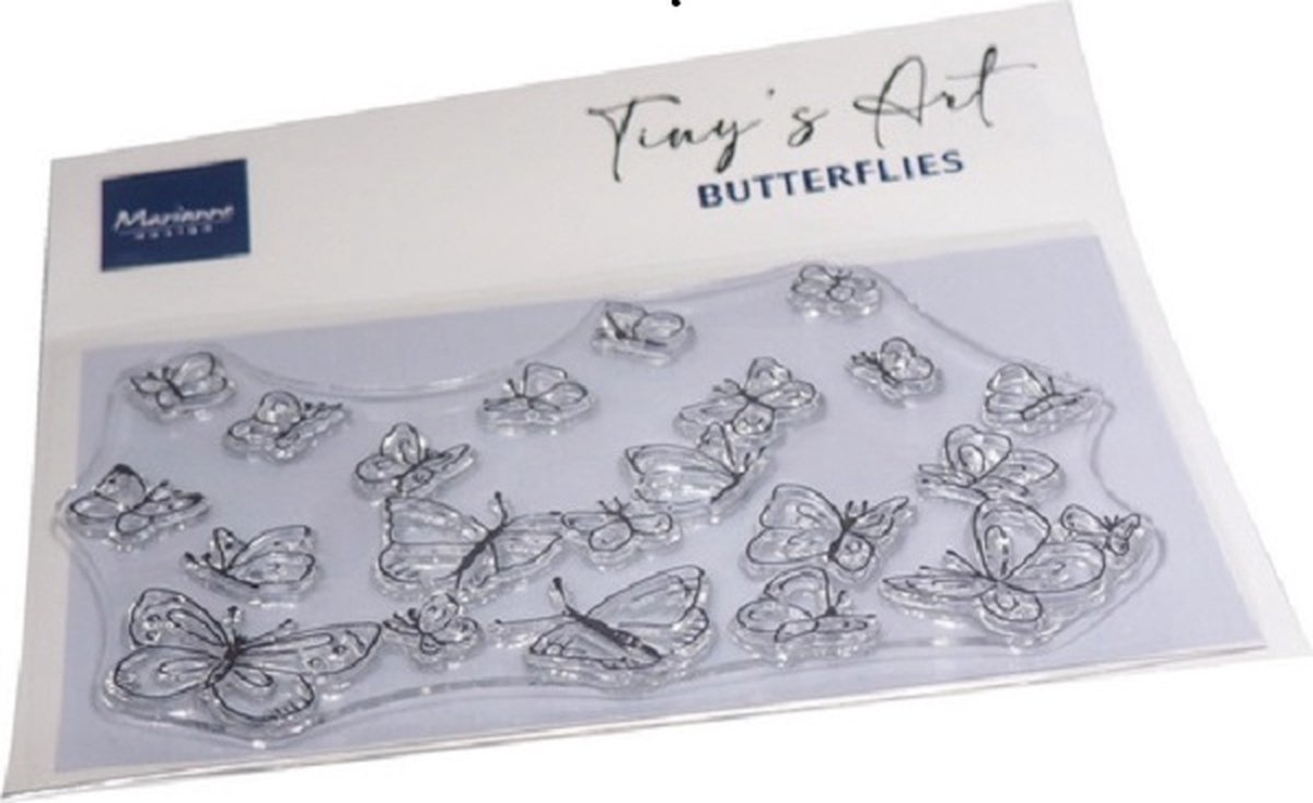 Marianne D Clear Stamps Tinys Art - Vlinders TC0908 142x96mm (03-23)