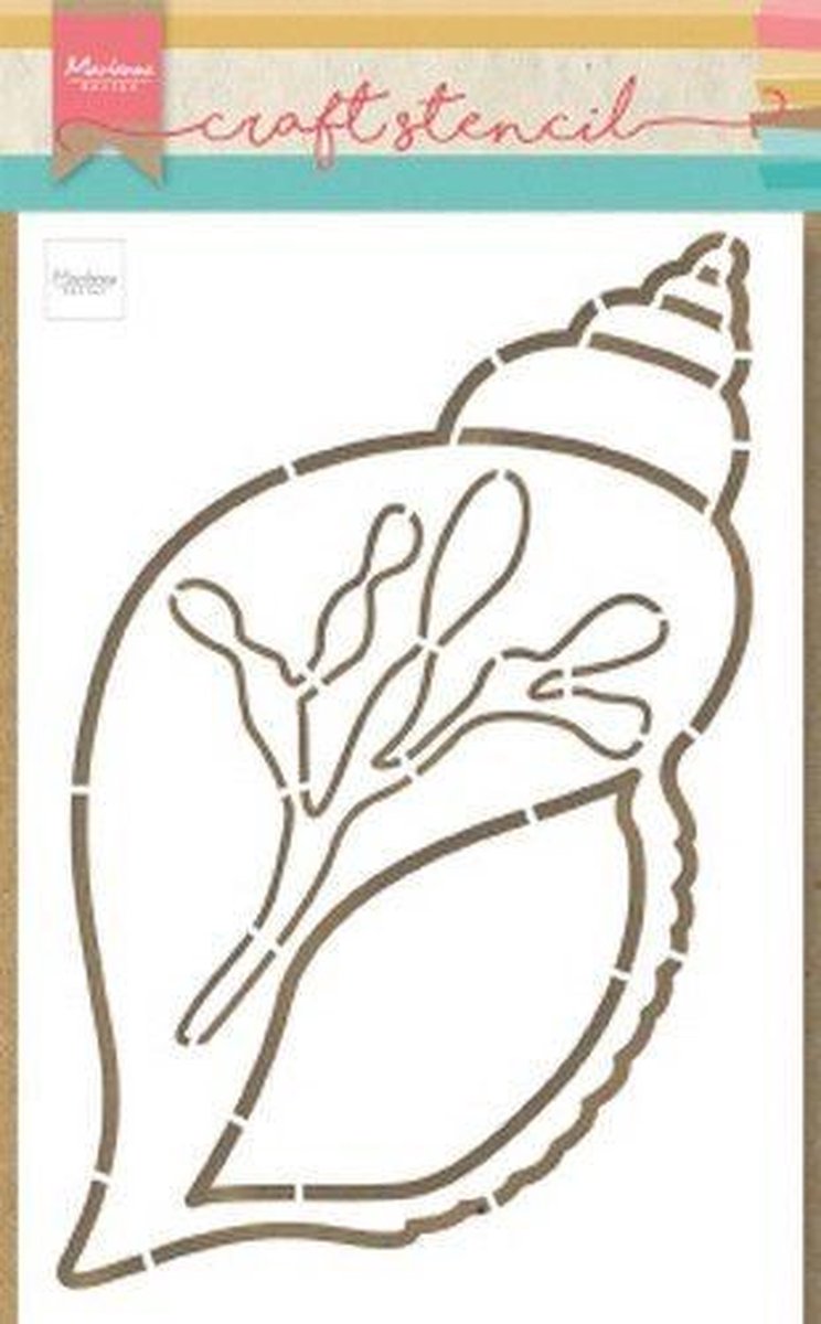   Craft Stencil Zee Schelp PS8064 21 x 15 cm (06-20)