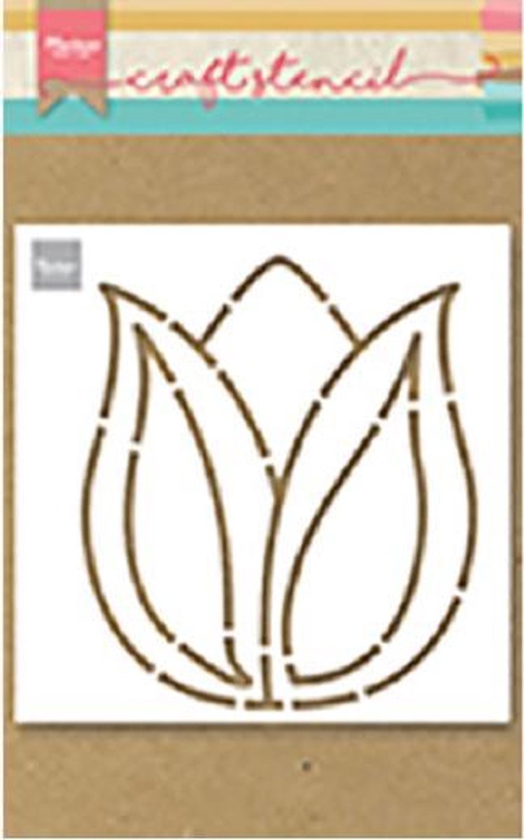   Craft stencil Tulip