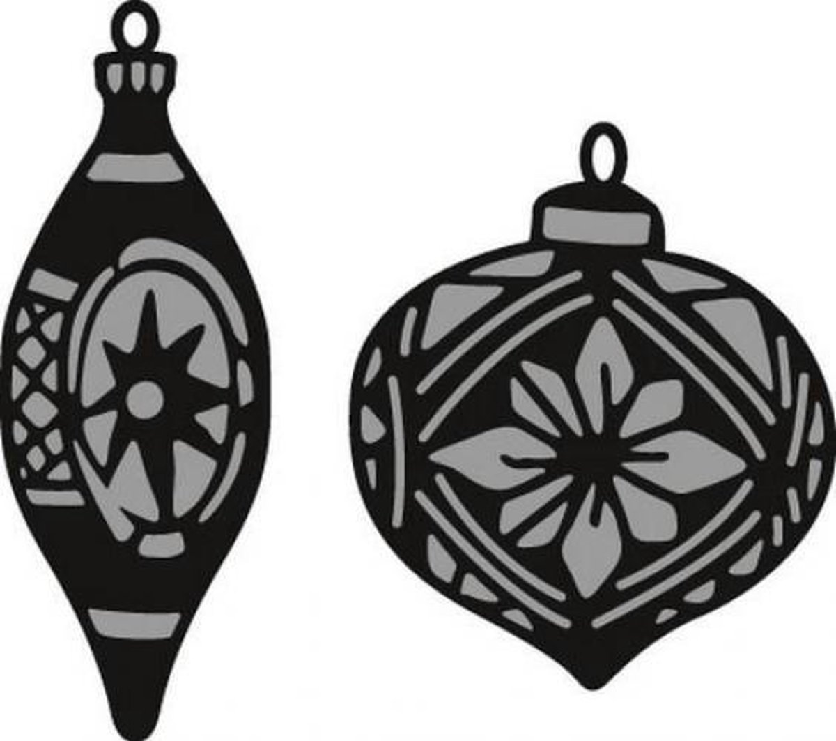Marianne Design Craftable Mal Tinys ornaments baubles CR1379