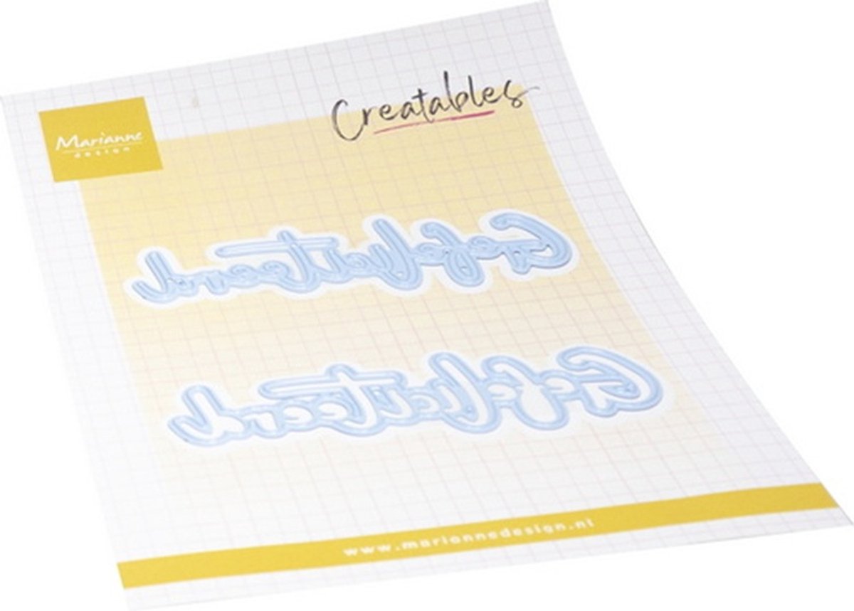 Marianne Design Creatable, Gefeliciteerd