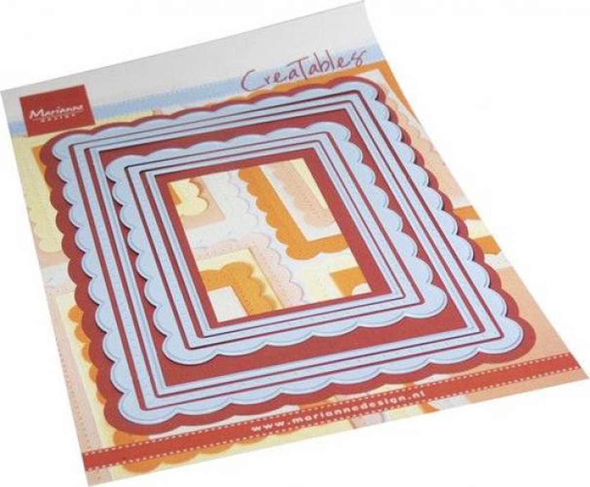 Marianne Design Creatable, Scalloped rectangles