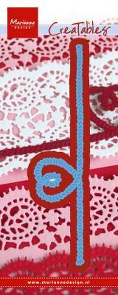   Creatables snij- embosstencil Touw met hart