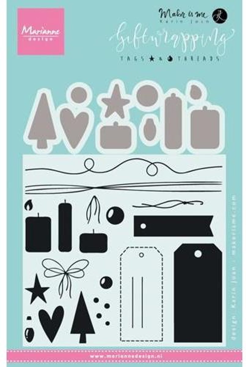     Giftwrapping Tags & Draad KJ1716