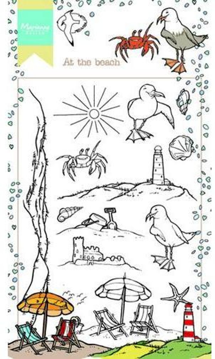     Hettys At the beach HT1622 10.5x18.5cm