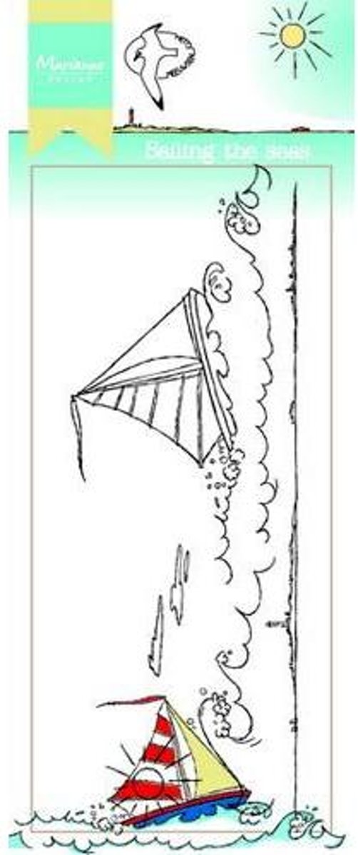     Hettys border - sailing the seas HT1623 7.5x18.5cm