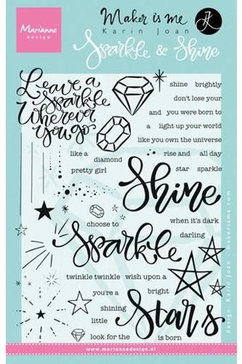     Sparkle and shine (EN) KJ1704 12.0x22.0 cm