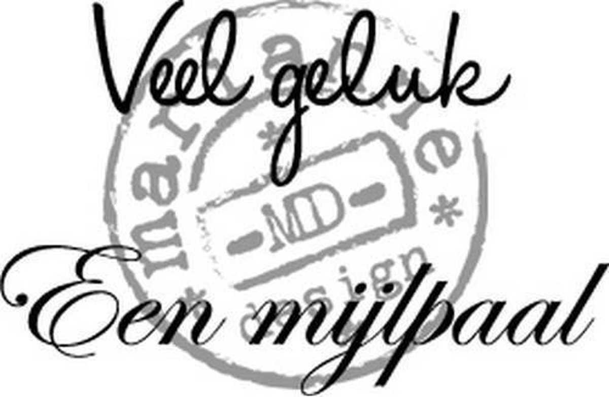 Marianne Design Stempel Veel geluk  CS0882