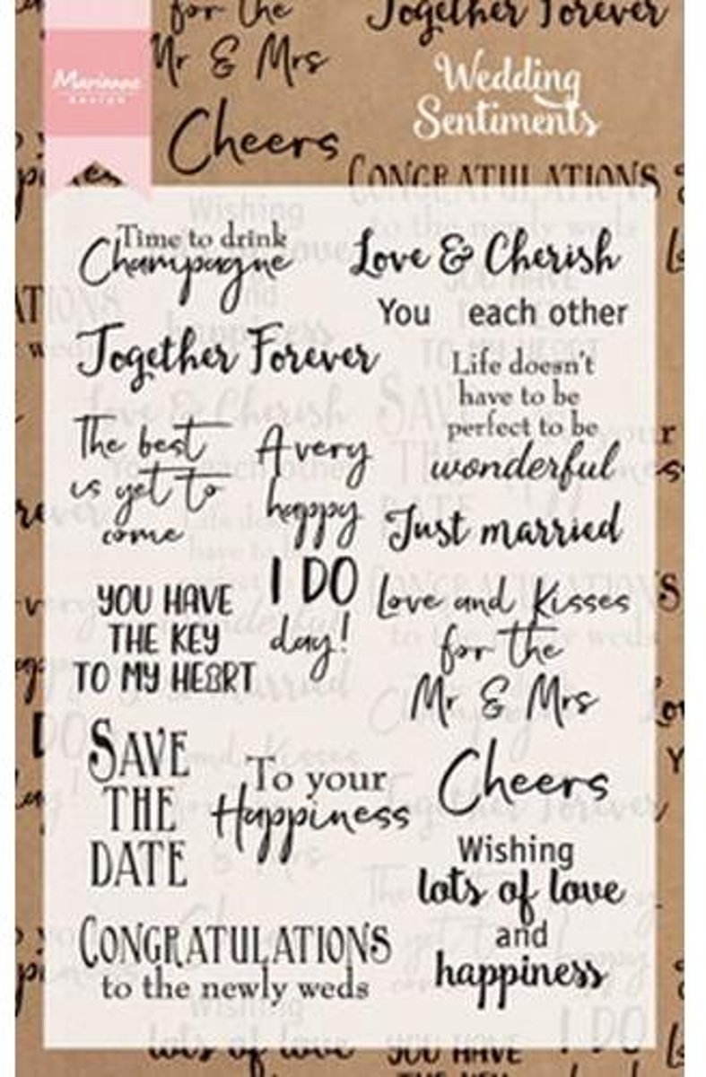   stempel Wedding sentiments (EN) CS0999