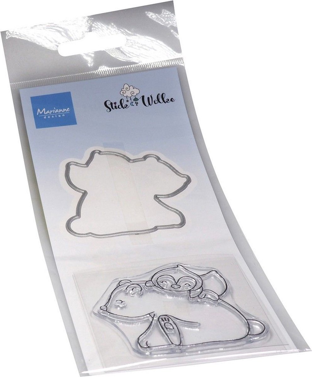 Marianne Design • Clear Stamps Bear & Penguin