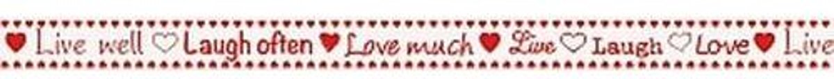  Tekst ribbon Live. laugh. love