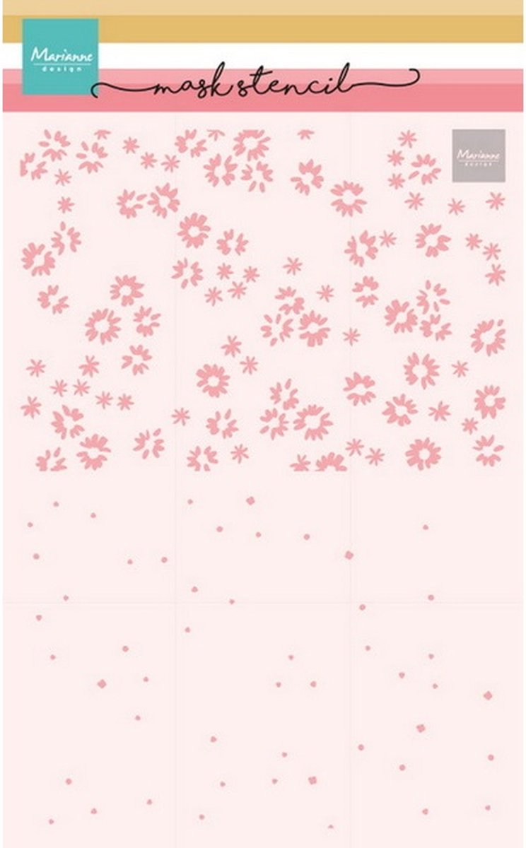 Mask Stencil, 2 Layer Daisies