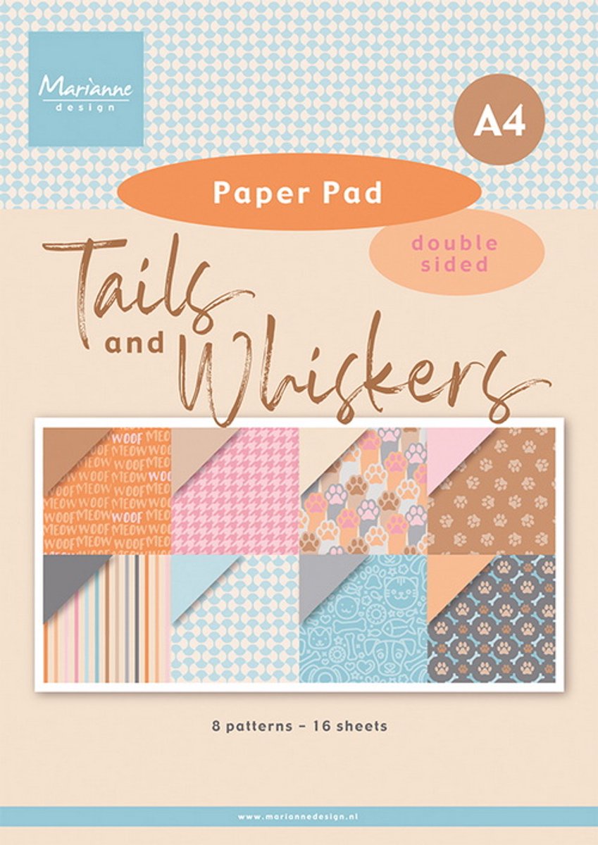Paper Pad, Tails & Whiskers – A4