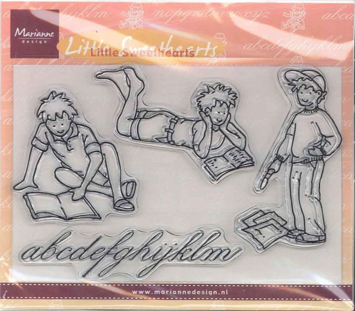 Tinys Clear Stamps Sweet Hearts Boys & Books