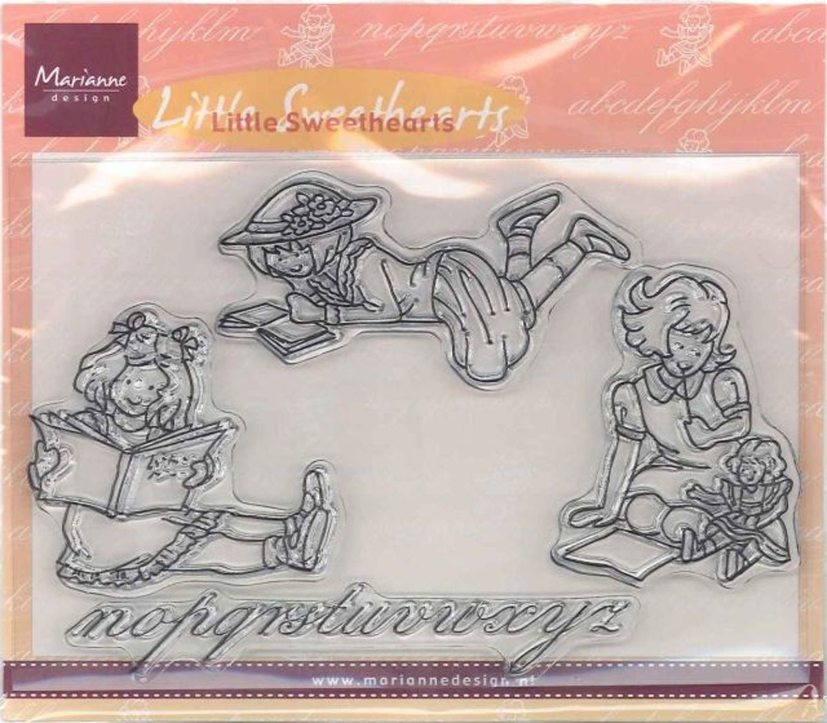 Tinys Clear Stamps Sweet Hearts Girls & Magazines