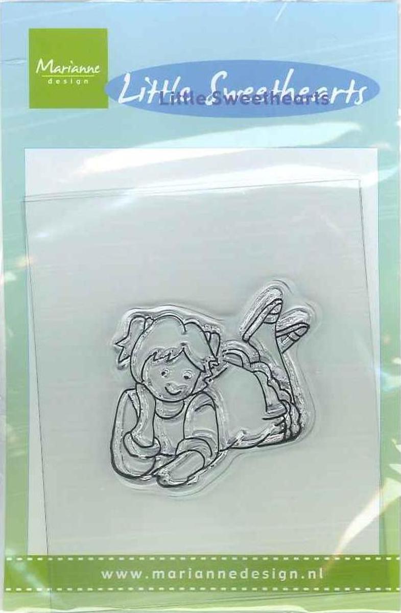 Tinys Clear Stamps Sweet Hearts Relaxing