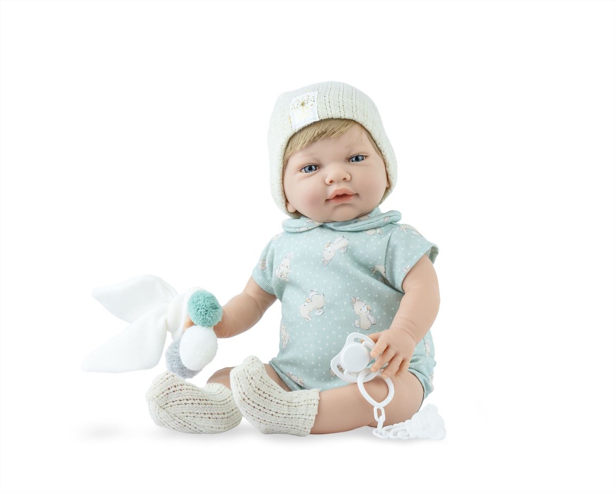 Marina - Pau pop Sweet Baby Rabbit B 42cm - knuffelpop speelgoed.