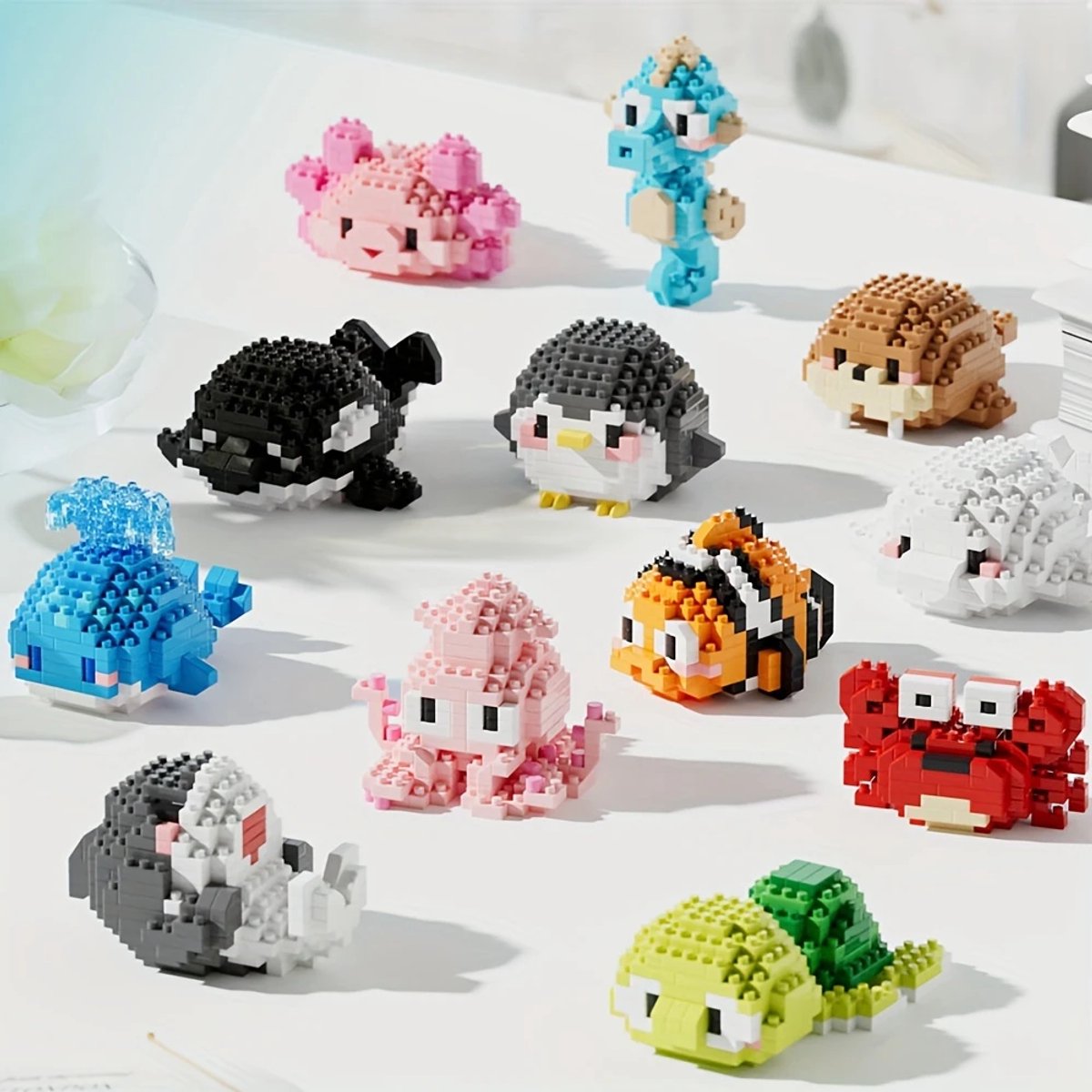 Zeehond Building Blocks - Bouwstenen set - Zeedieren