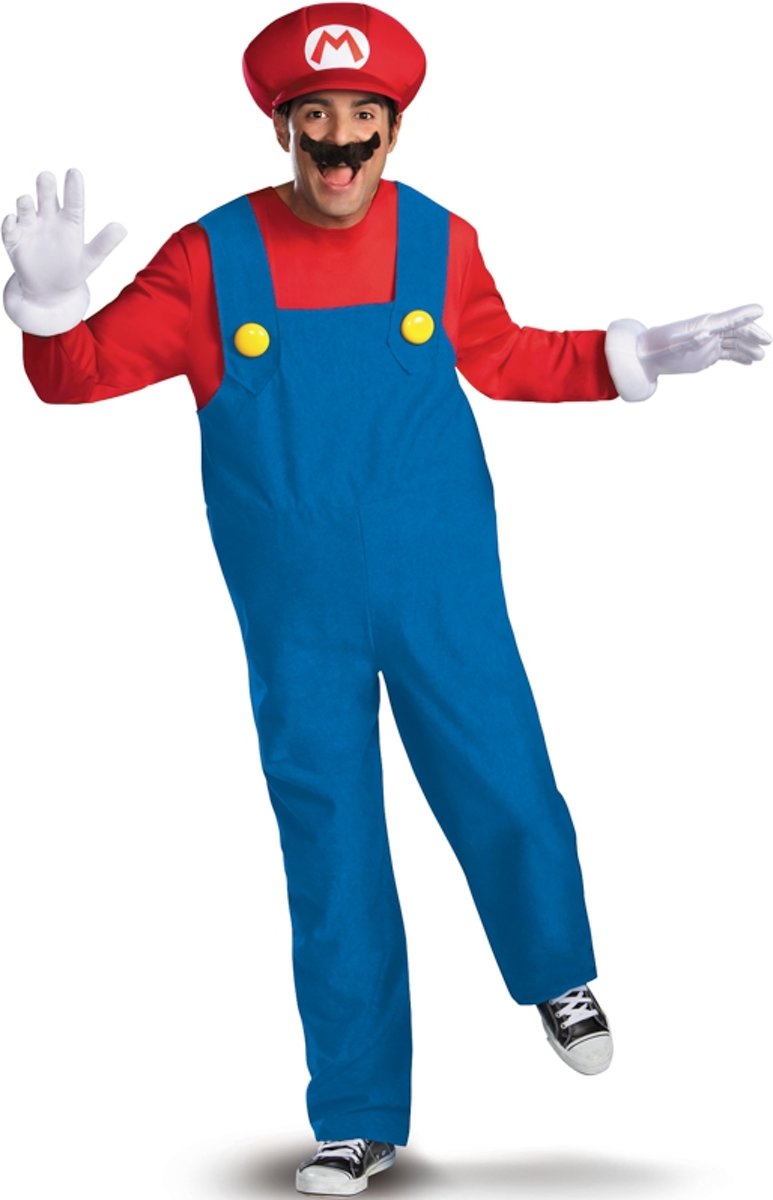 Mario™ Deluxe outfit voor volwassenen - Verkleedkleding
