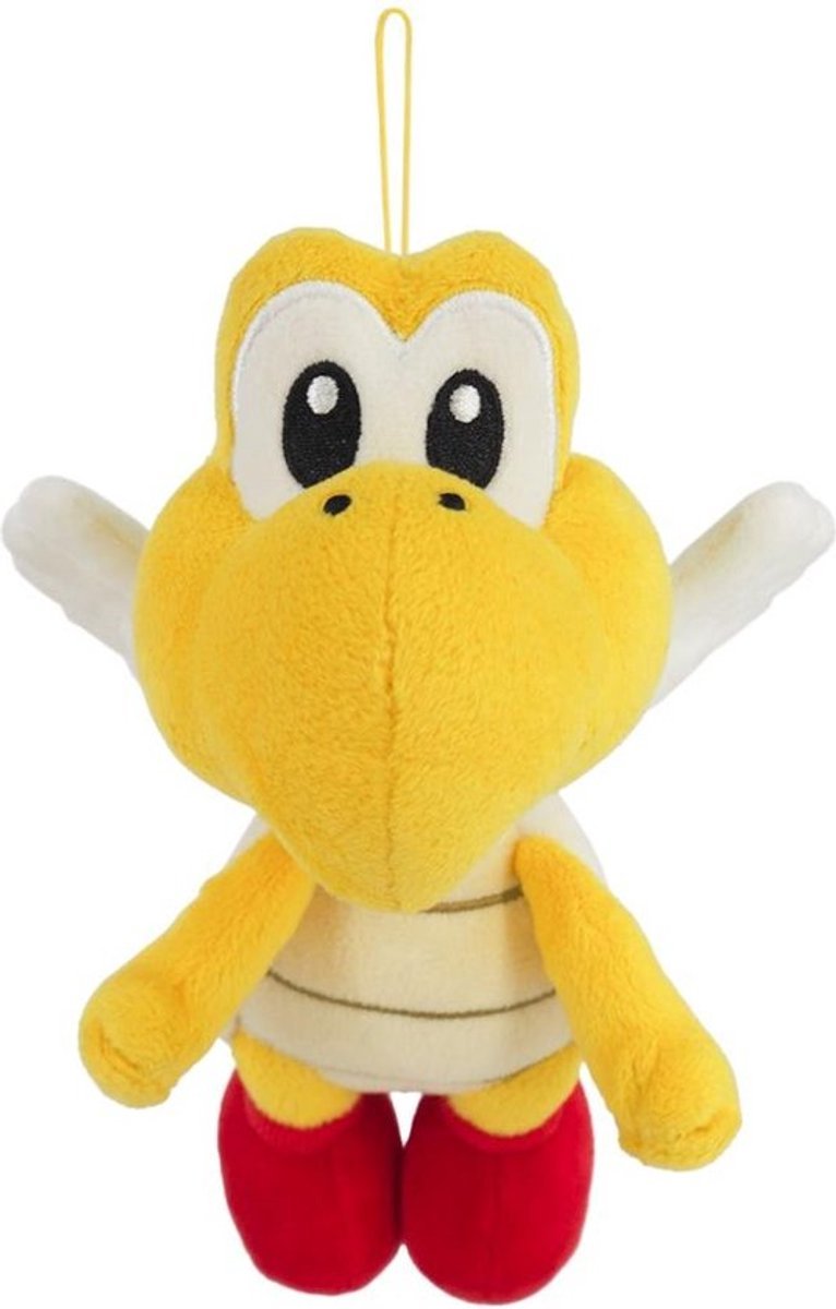 Pluche Paratroopa Knuffel 20 cm - Super Mario Bros Nintendo - speelgoed knuffels voor kinderen jongens meisjes - Friends: Mario, Luigi, Bowser, Toad, Donkey Kong, Peach, Yoshi